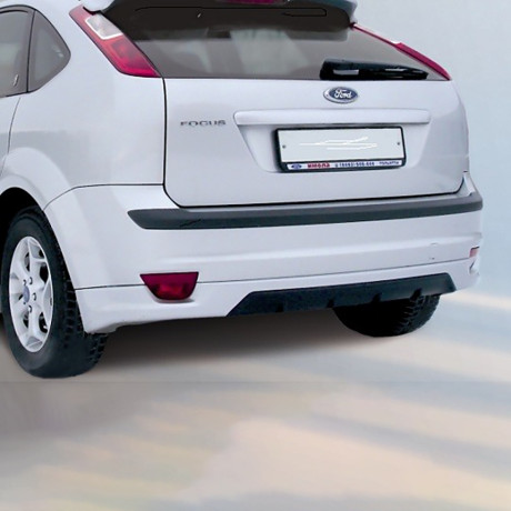 Накладка (юбка) заднего бампера "FT" для Ford Focus 2 (хетчбек) (2004-2008) купить недорого с доставкой в Киселевск